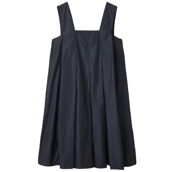 cos blue pleated dress Melodie Halter Knit Maxi Dress / Cyan Blue | MESHKI